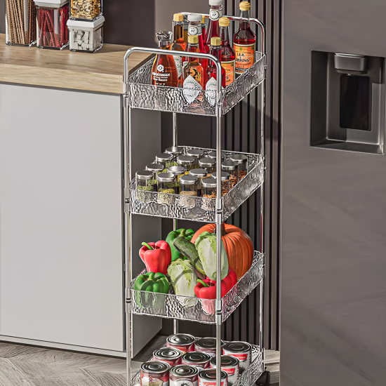 Plastic Trolley 4 Layers